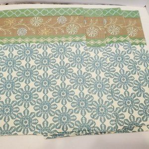 Lot of 4 SONOMA LIFE + STYLE PLACEMATS - 100% Cotton 18" Wide x 13" Tall EUC